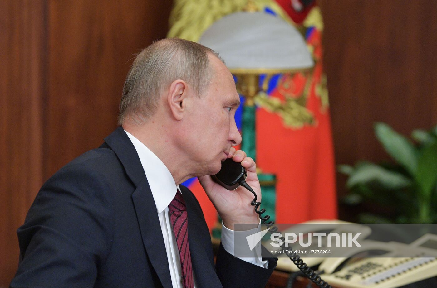 Vladimir Putin holds telephone conversation with heads of DPR and LPR Alexander Zakharchenko and Igor Plotnitsky