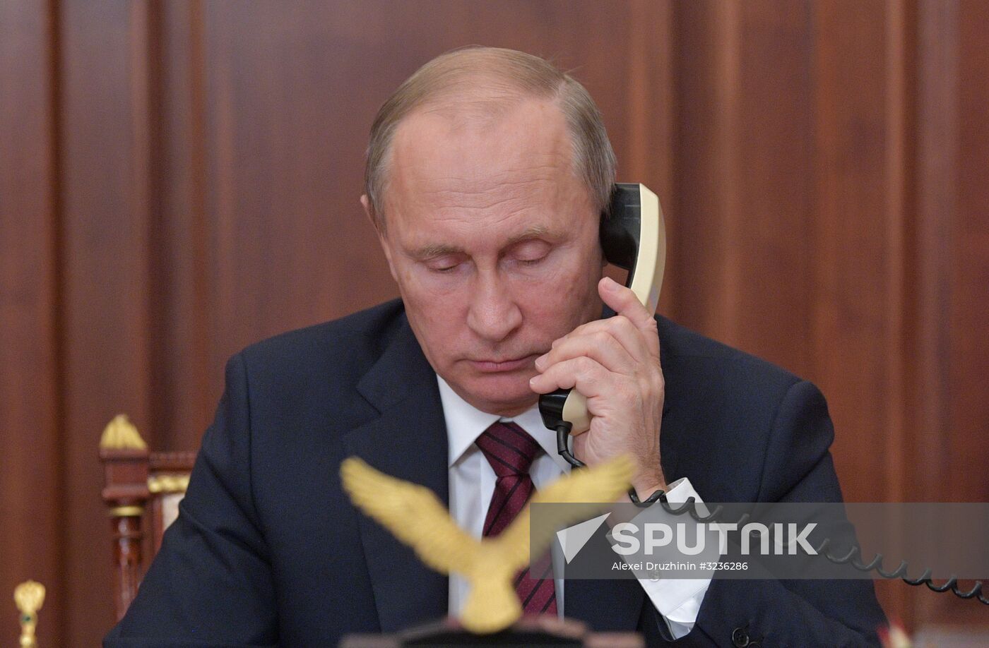 Vladimir Putin holds telephone conversation with heads of DPR and LPR Alexander Zakharchenko and Igor Plotnitsky