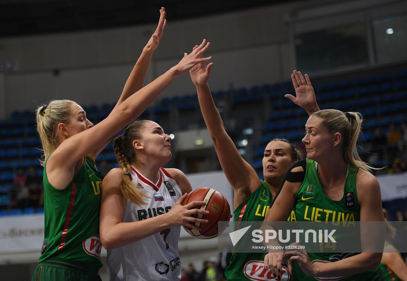 Basketball. FIBA Women's EuroBasket 2019 Qualifiers. Russia vs. Lithuania