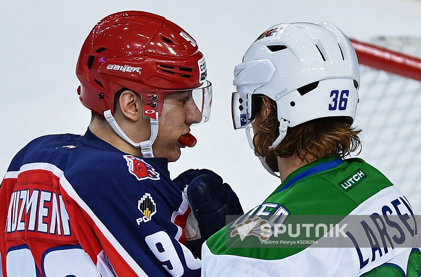 Kontinental Hockey League. CSKA vs. Salavat Yulayev