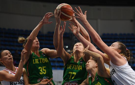 Basketball. FIBA Women's EuroBasket 2019 Qualifiers. Russia vs. Lithuania