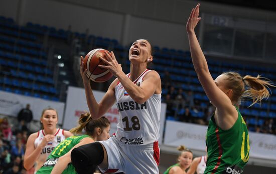 Basketball. FIBA Women's EuroBasket 2019 Qualifiers. Russia vs. Lithuania