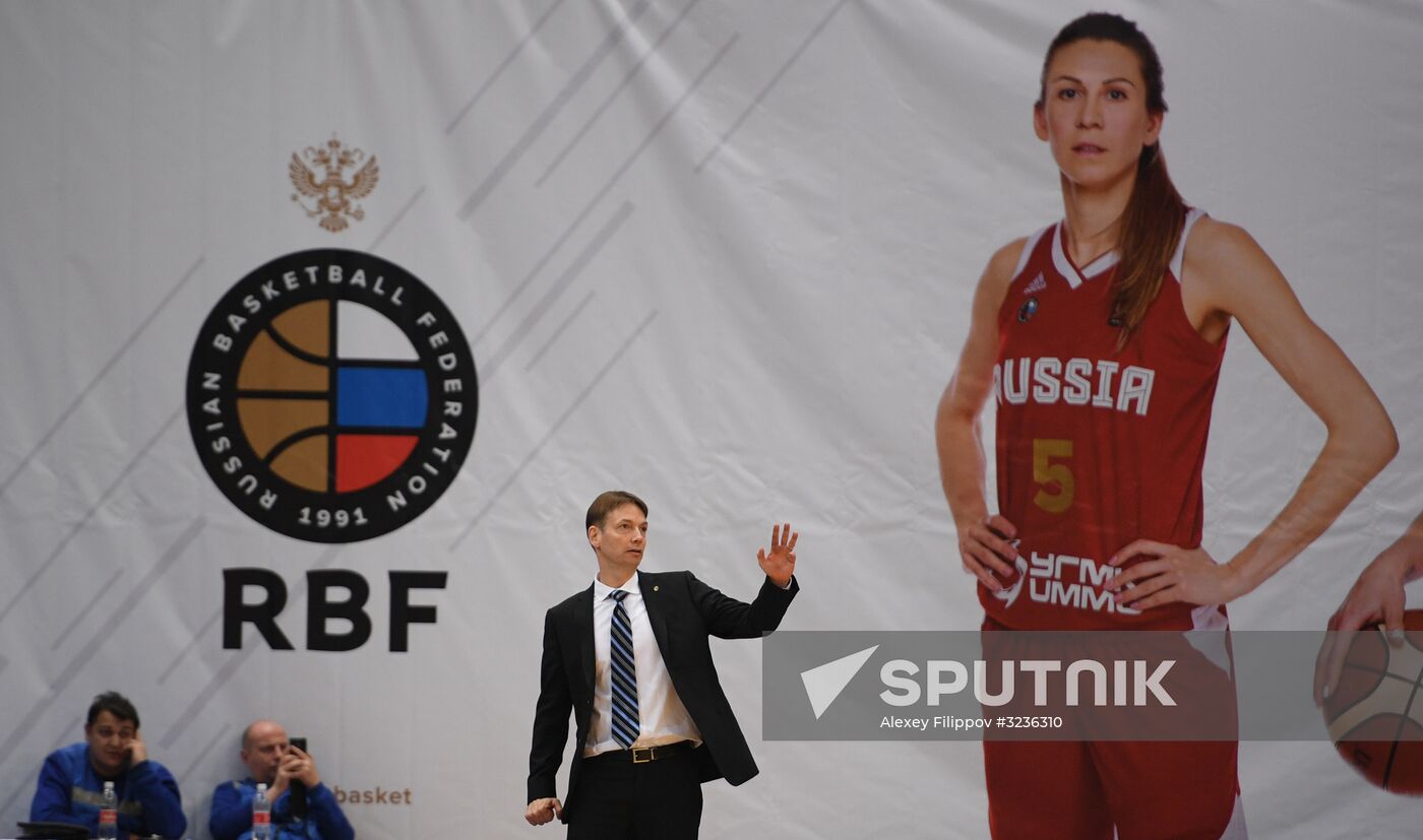 Basketball. FIBA Women's EuroBasket 2019 Qualifiers. Russia vs. Lithuania