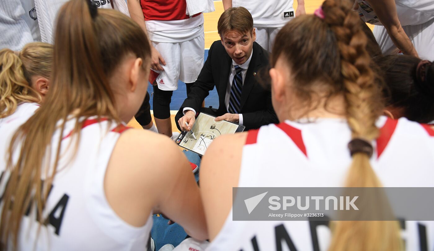 Basketball. FIBA Women's EuroBasket 2019 Qualifiers. Russia vs. Lithuania