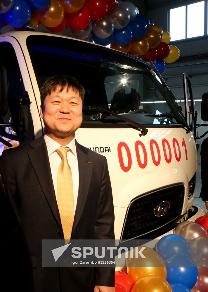 Manufacturing Hyundai HD78 trucks at Avtotor plant in Kaliningrad Region