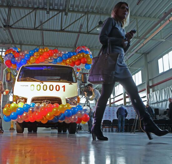 Manufacture of Hyundai HD78 trucks at Avtotor plant in Kaliningrad Region