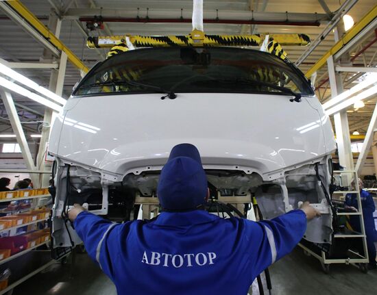Manufacture of Hyundai HD78 trucks at Avtotor plant in Kaliningrad Region