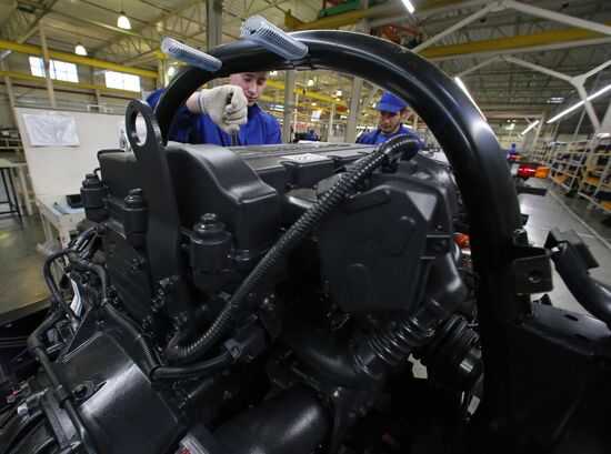 Manufacture of Hyundai HD78 trucks at Avtotor plant in Kaliningrad Region