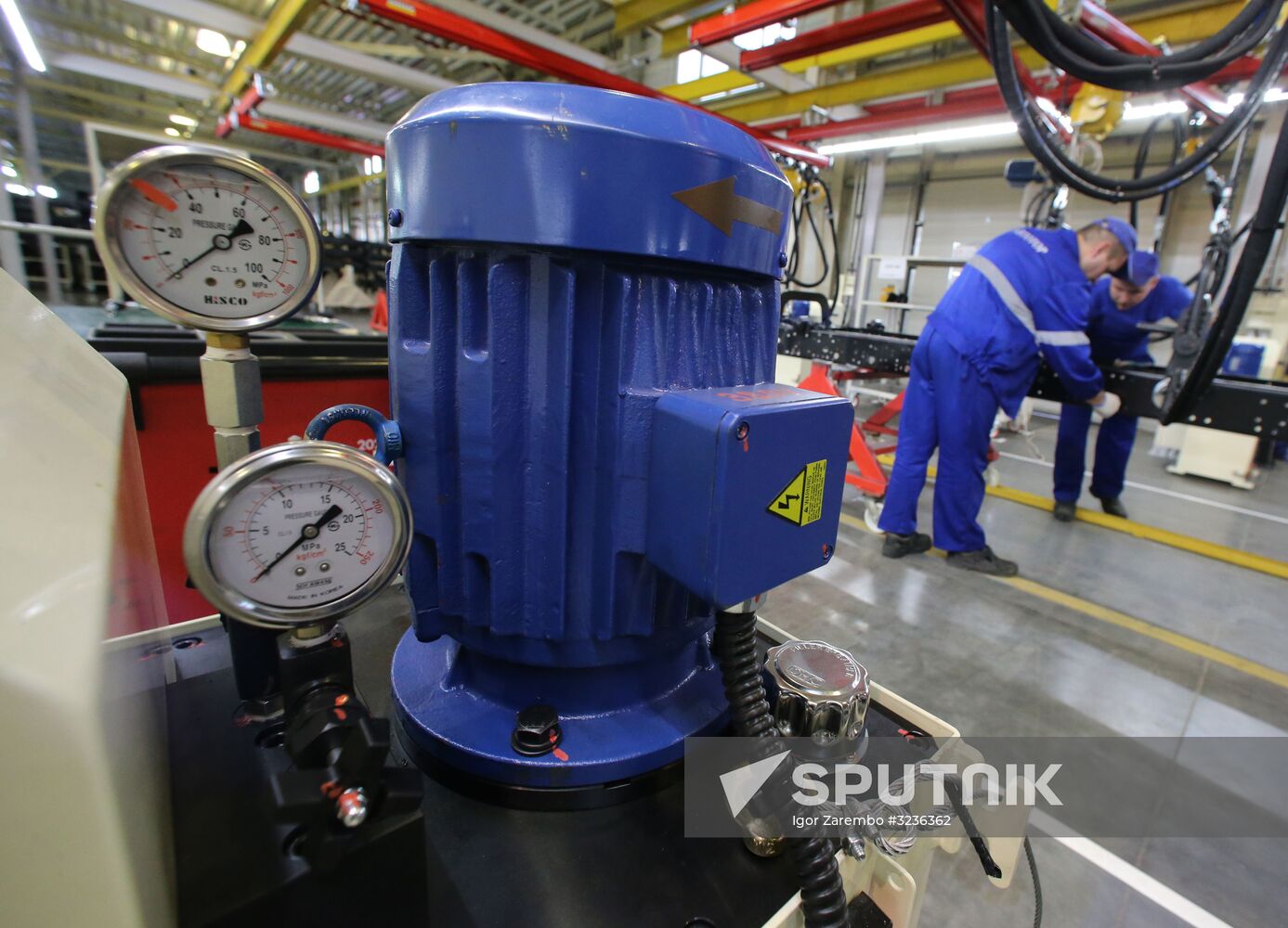 Manufacture of Hyundai HD78 trucks at Avtotor plant in Kaliningrad Region