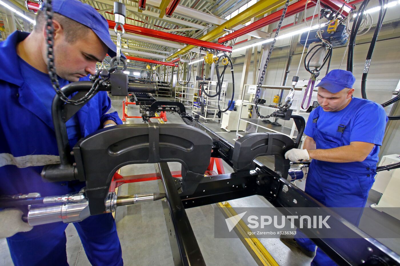 Manufacture of Hyundai HD78 trucks at Avtotor plant in Kaliningrad Region