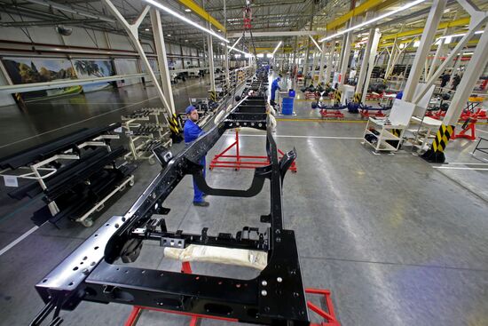 Manufacture of Hyundai HD78 trucks at Avtotor plant in Kaliningrad Region