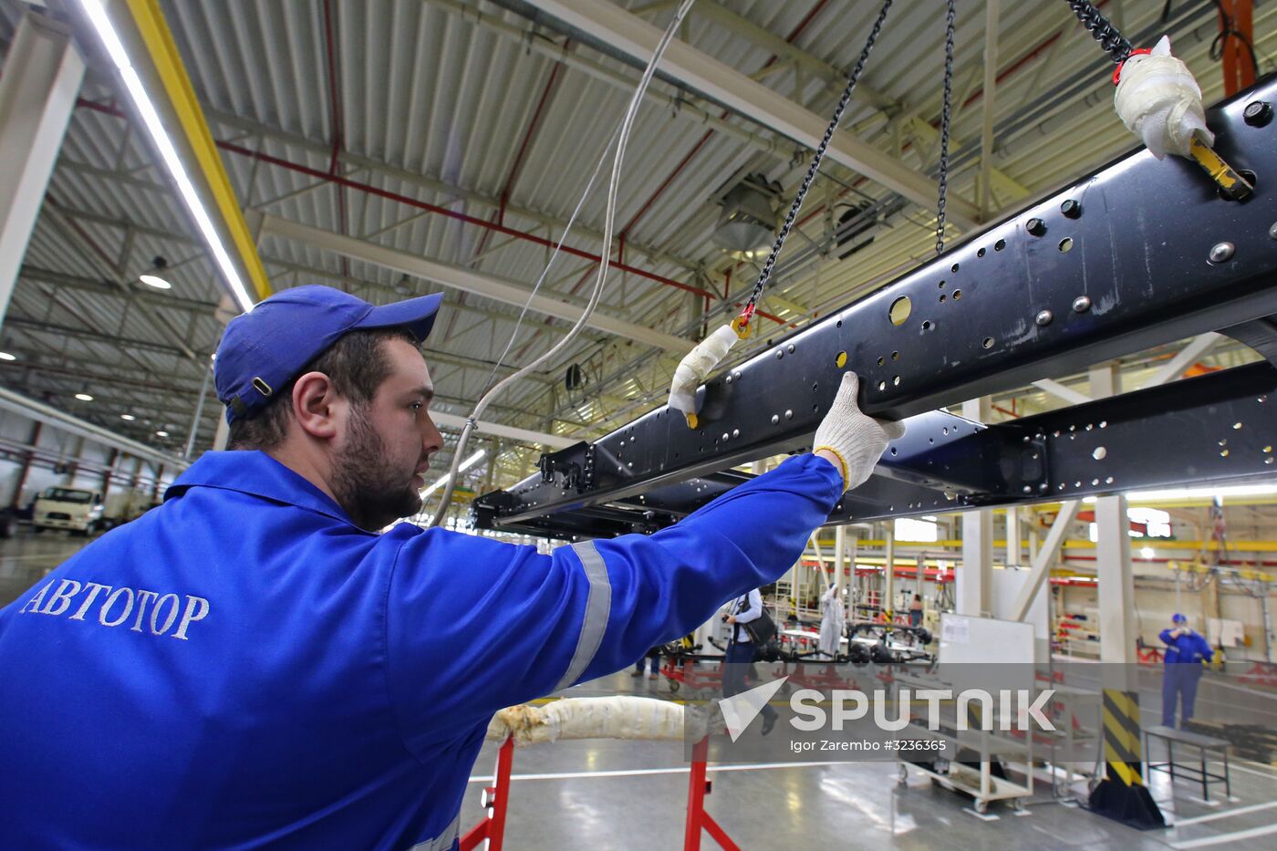 Manufacture of Hyundai HD78 trucks at Avtotor plant in Kaliningrad Region
