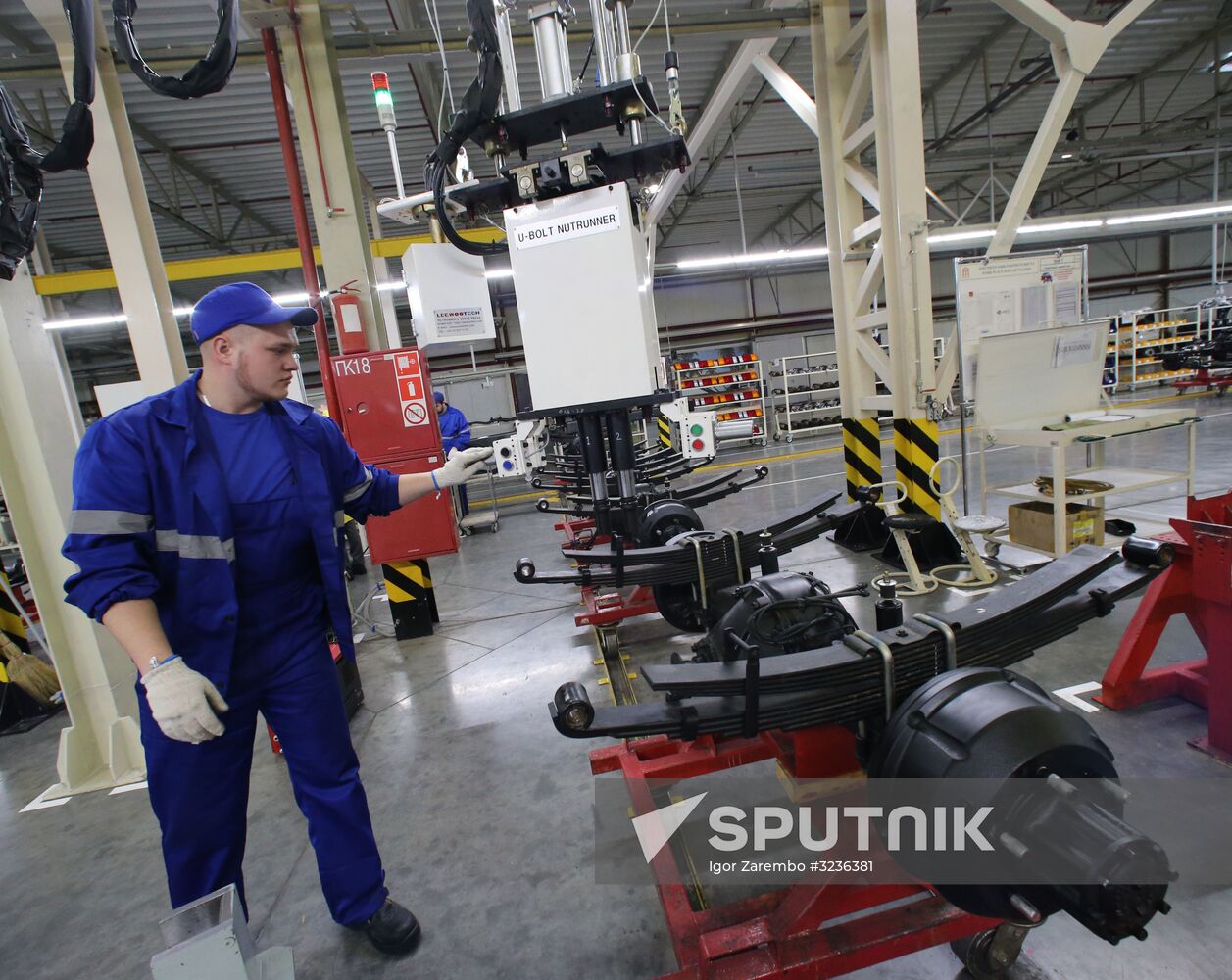 Manufacture of Hyundai HD78 trucks at Avtotor plant in Kaliningrad Region