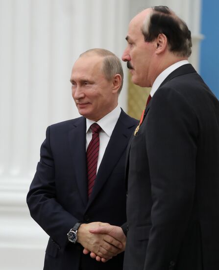 President Vladimir Putin presents state awards in Kremlin