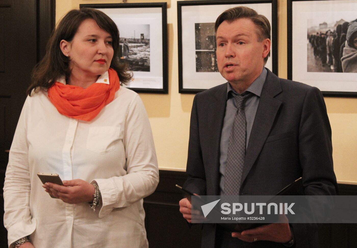Opening of exhibition of works by winners of Andrei Stenin International Press Photo Contest in Budapest