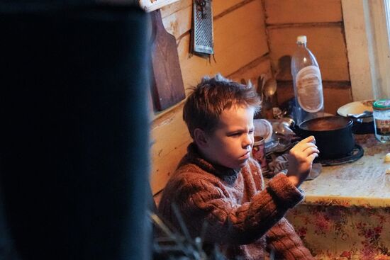 Shooting of Andrei Karasov's film, We're Needed