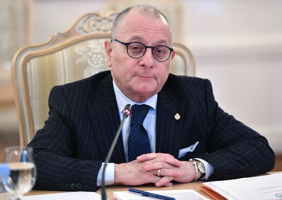 Russian Foreign Minister Sergei Lavrov meets with Argentine Foreign Minister Jorge Faurie