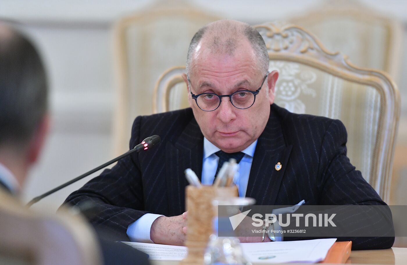 Russian Foreign Minister Sergei Lavrov meets with Argentine Foreign Minister Jorge Faurie