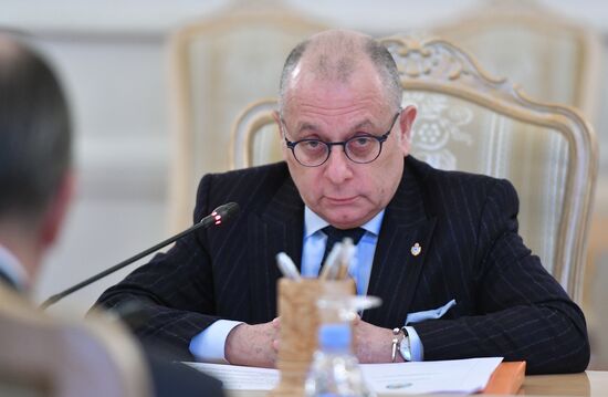 Russian Foreign Minister Sergei Lavrov meets with Argentine Foreign Minister Jorge Faurie
