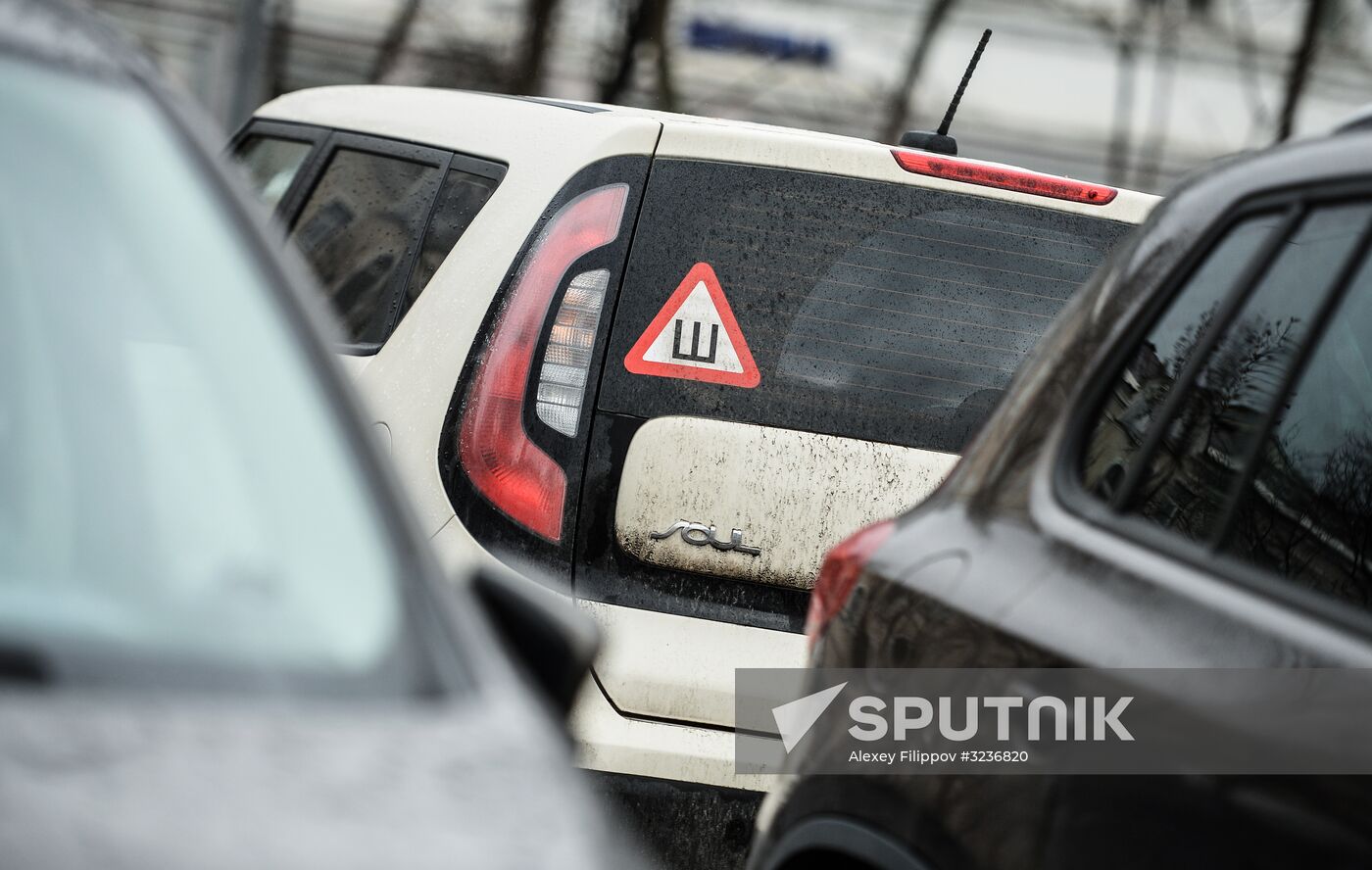 Demand for car stickers for studded tires increases with new traffic rule