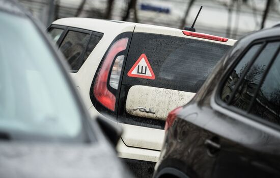 Demand for car stickers for studded tires increases with new traffic rule