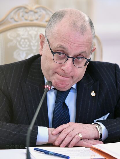 Russian Foreign Minister Sergei Lavrov meets with Argentine Foreign Minister Jorge Faurie