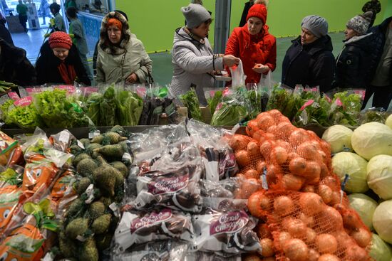 Opening of FoodSib hypermarket in Novosibirsk