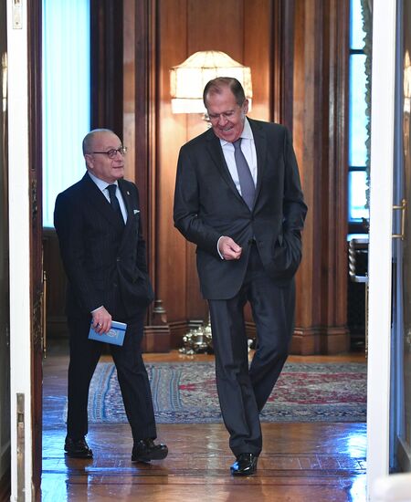 Russian Foreign Minister Sergei Lavrov meets with Argentine Foreign Minister Jorge Faurie