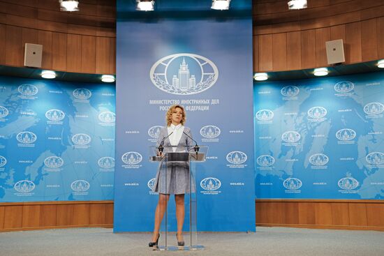 Briefing by Russian Foreign Ministry Spokesperson Maria Zakharova