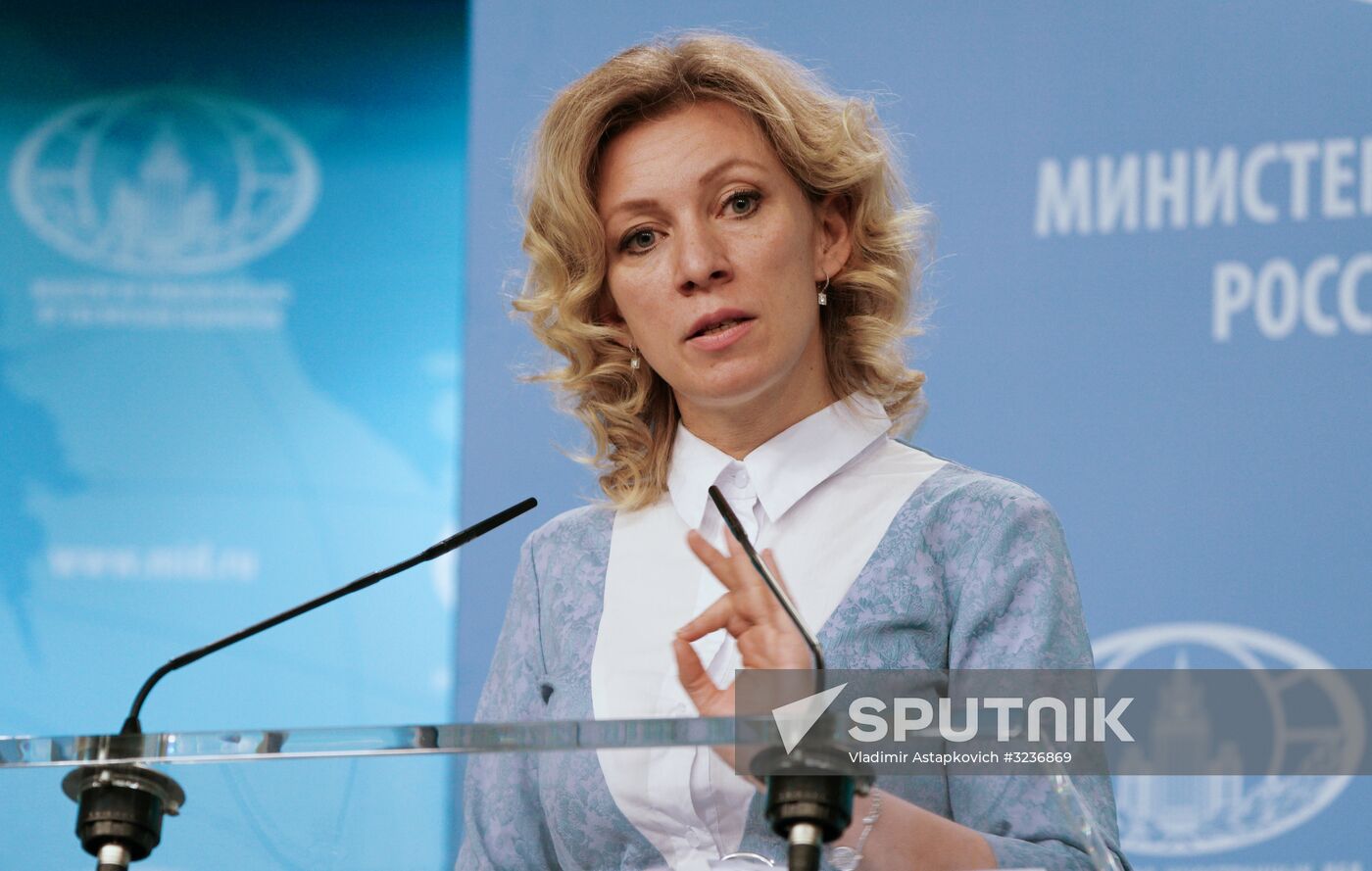 Briefing by Russian Foreign Ministry Spokesperson Maria Zakharova