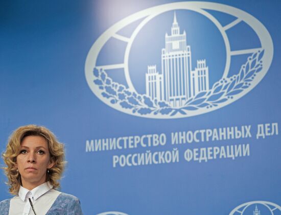 Briefing by Russian Foreign Ministry Spokesperson Maria Zakharova