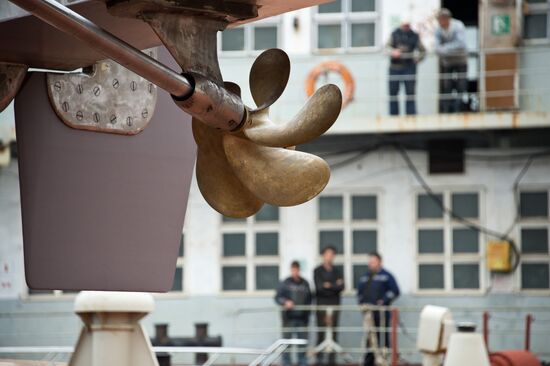 Kometa sea passenger vessel floated out in Sevastopol