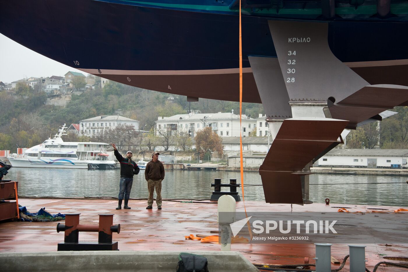 Kometa sea passenger vessel floated out in Sevastopol