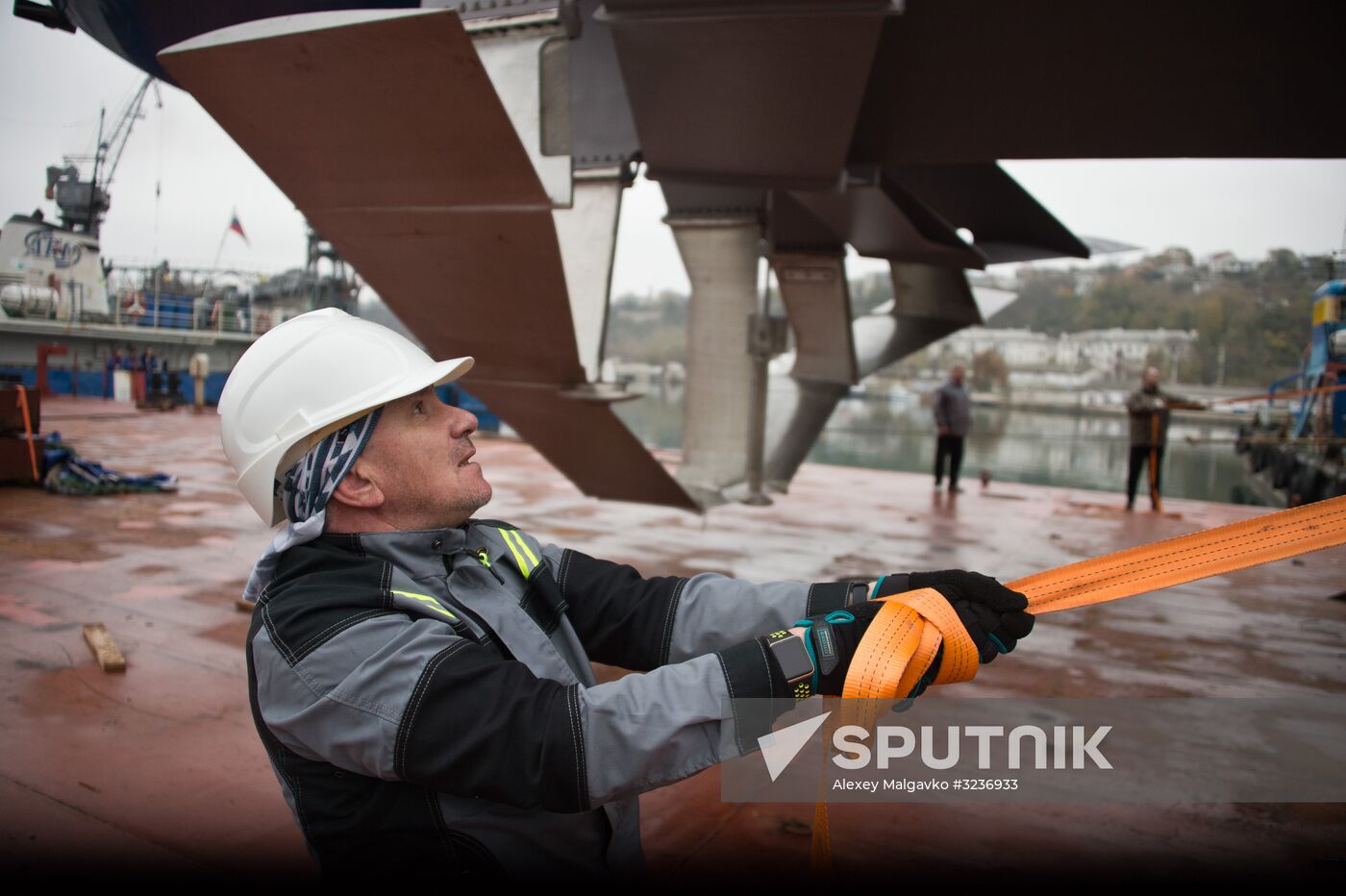 Kometa sea passenger vessel floated out in Sevastopol