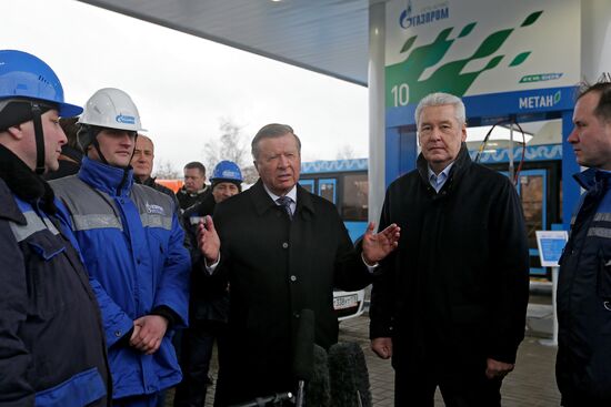 Gazprom NGV gas station launched
