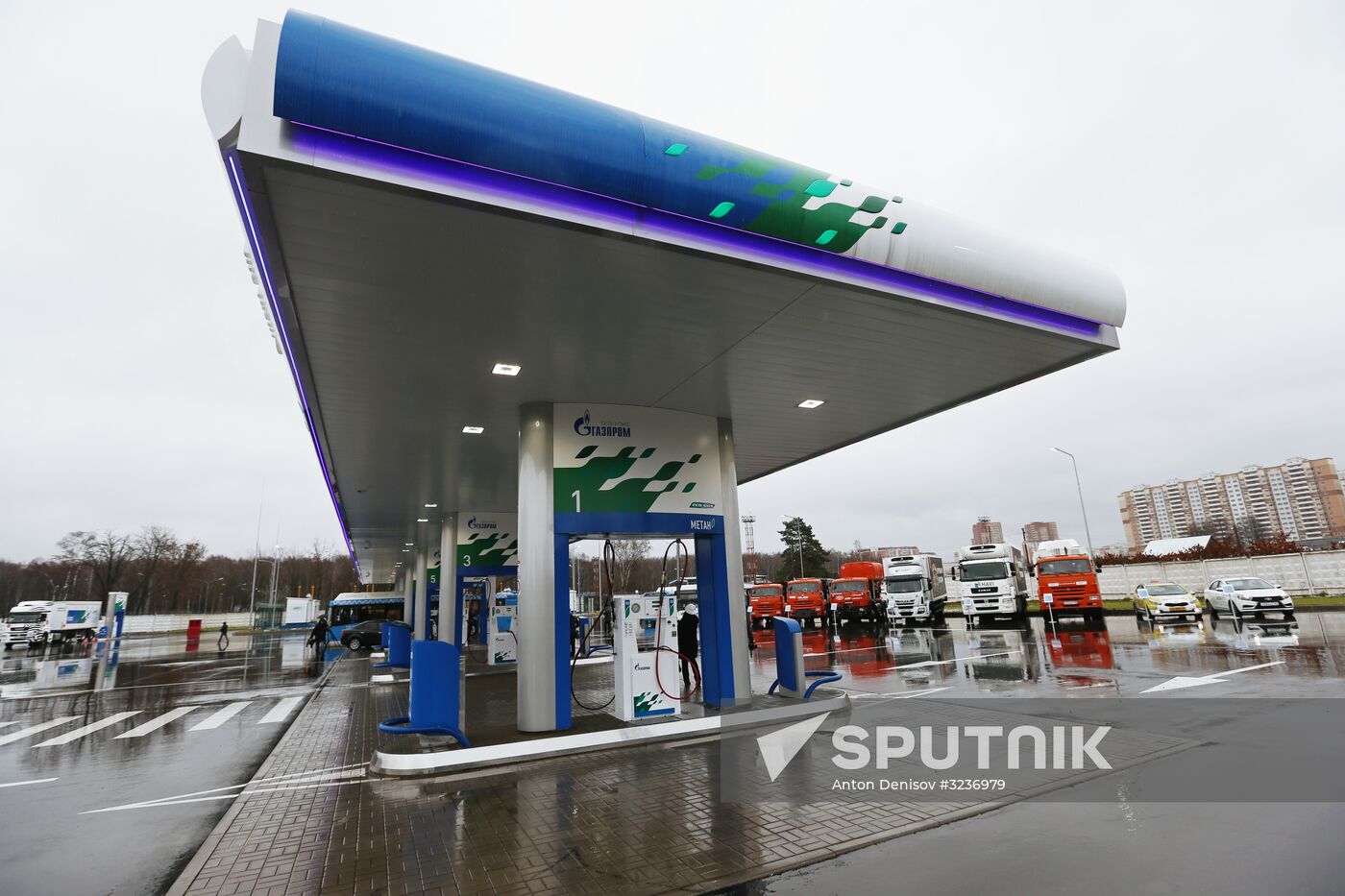 Gazprom NGV gas station launched