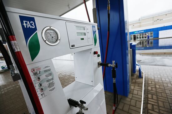 Gazprom NGV gas station launched
