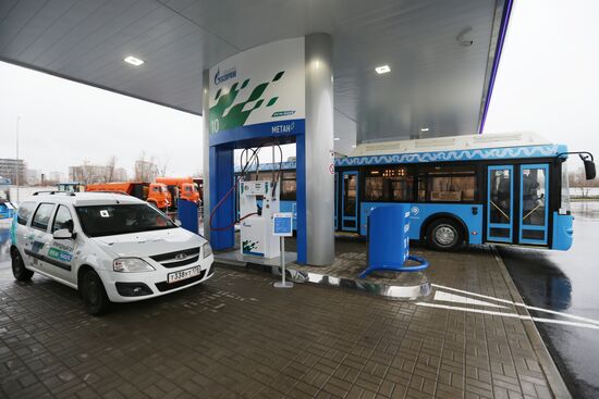Gazprom NGV gas station launched