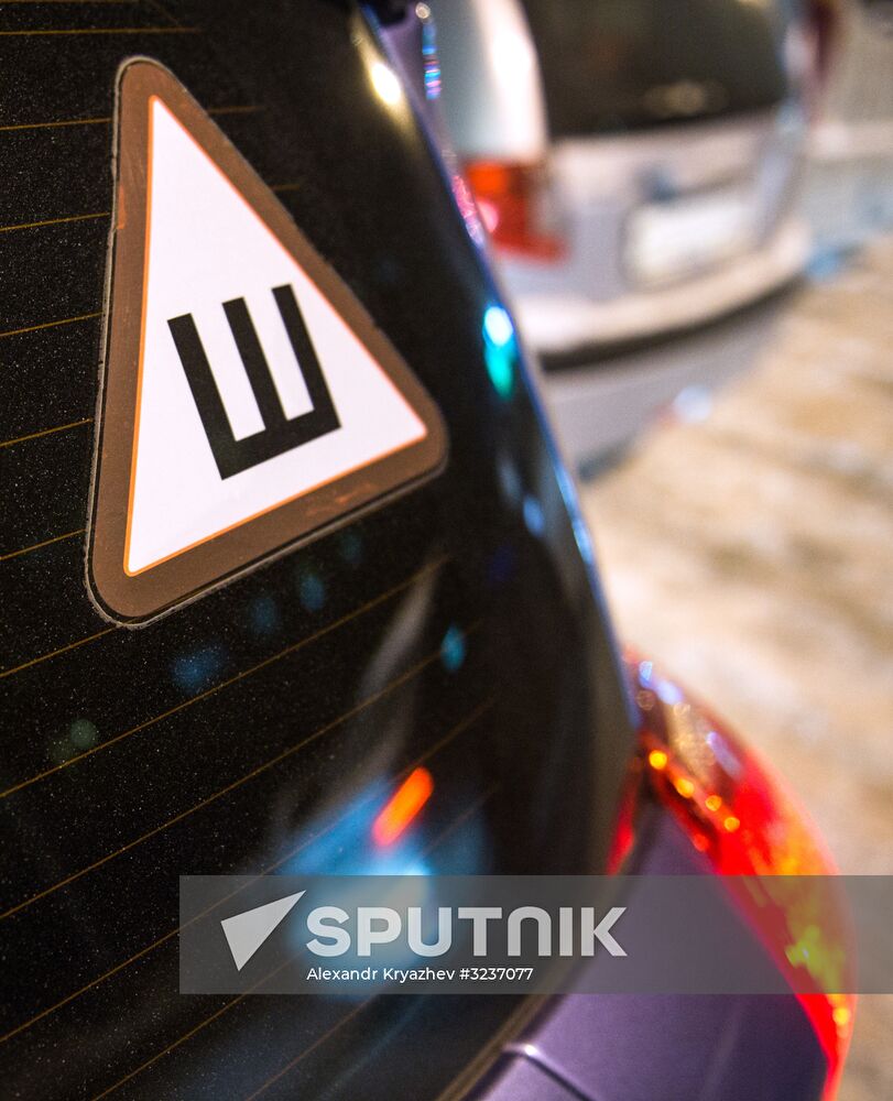 Demand for car stickers for studded tires increases with new traffic rule