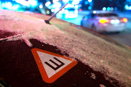 Demand for car stickers for studded tires increases with new traffic rule