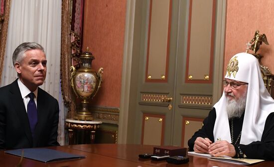 Patriarch Kirill meets with US Ambassador Jon Huntsman
