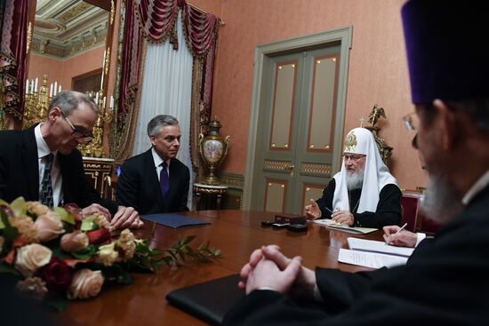 Patriarch Kirill meets with US Ambassador Jon Huntsman