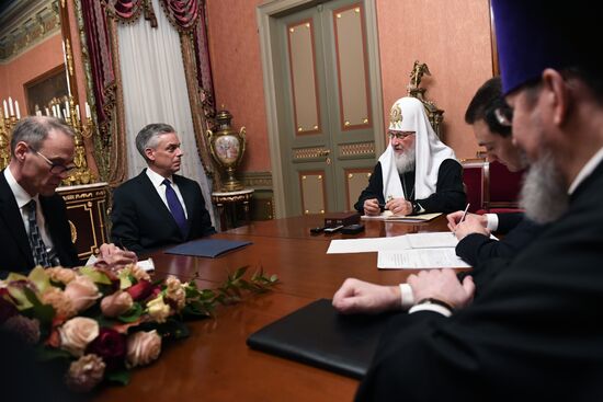 Patriarch Kirill meets with US Ambassador Jon Huntsman