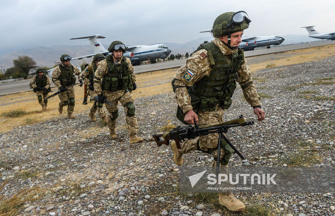CSTO military exercise in Tajikistan