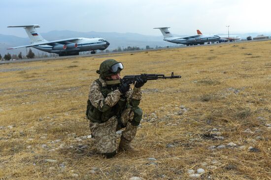 CSTO military exercise in Tajikistan