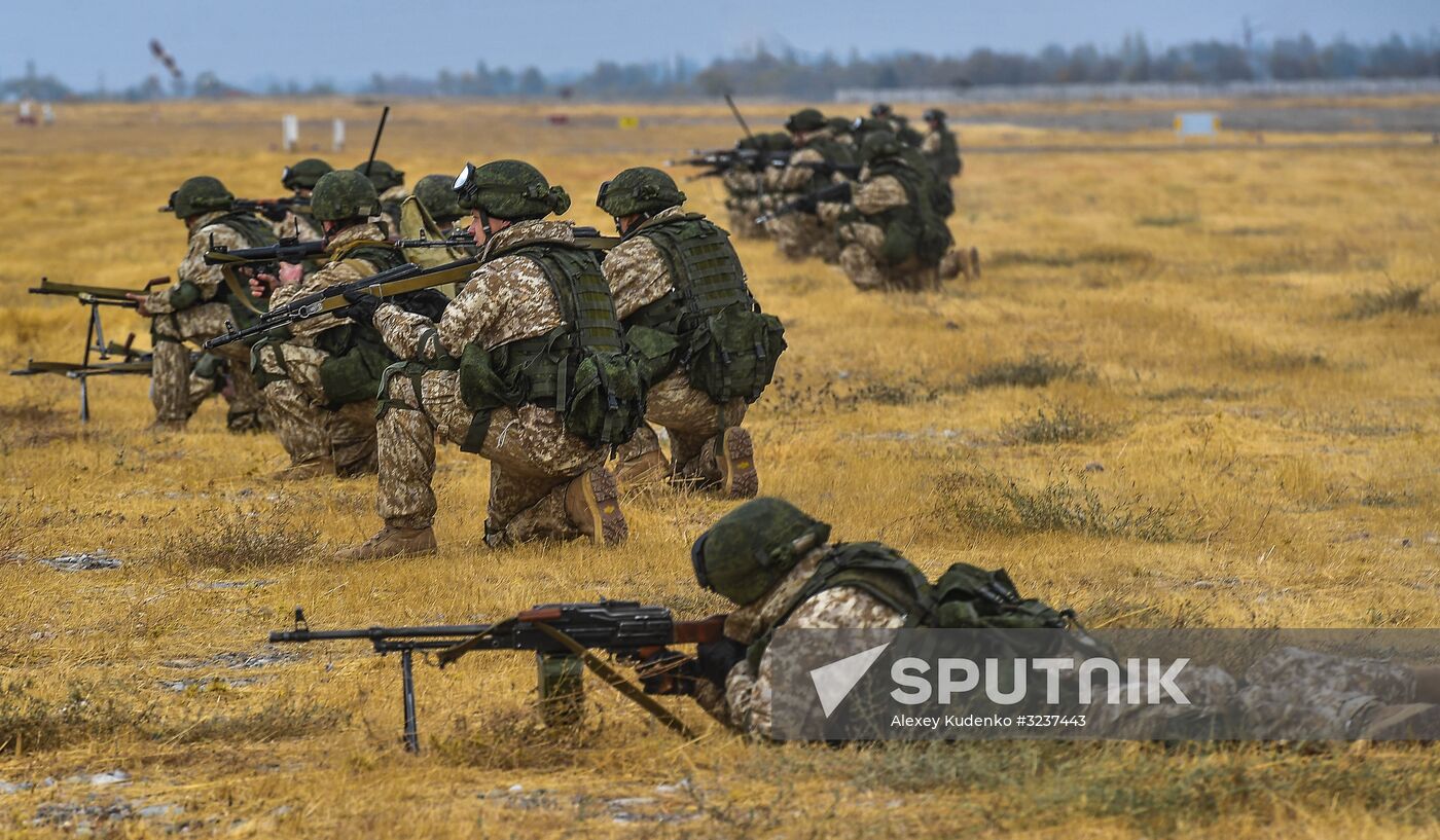 CSTO military exercise in Tajikistan