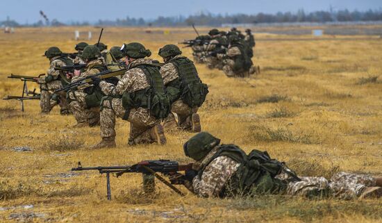 CSTO military exercise in Tajikistan