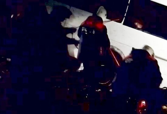 Log truck and minibus collide in Mari El