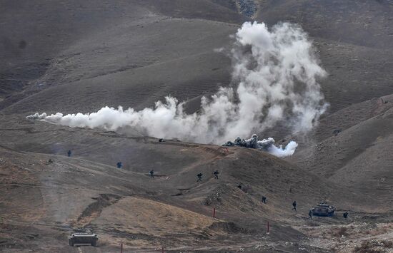 CSTO military exercise in Tajikistan
