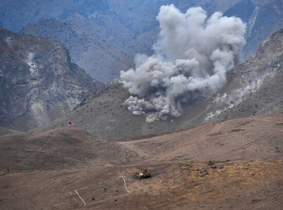 CSTO military exercise in Tajikistan
